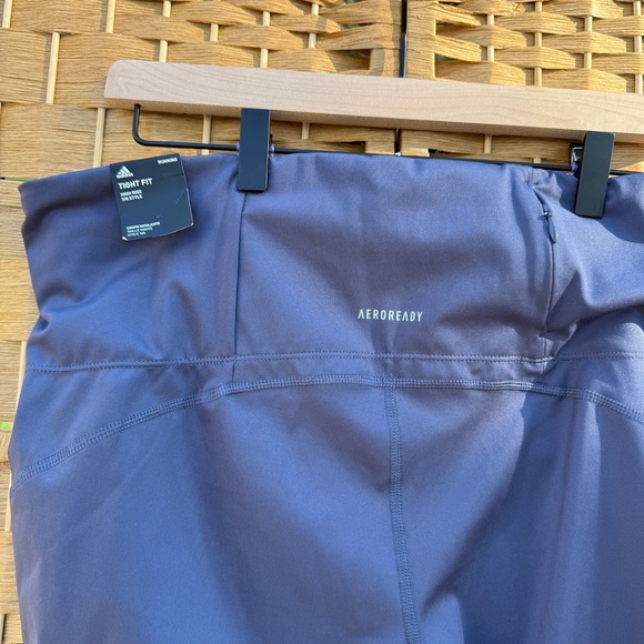Adidas Running High Rise 7/8 Style Aeroread “Shadow Navy” Women’s Size 2X NWT - Picture 6 of 12
